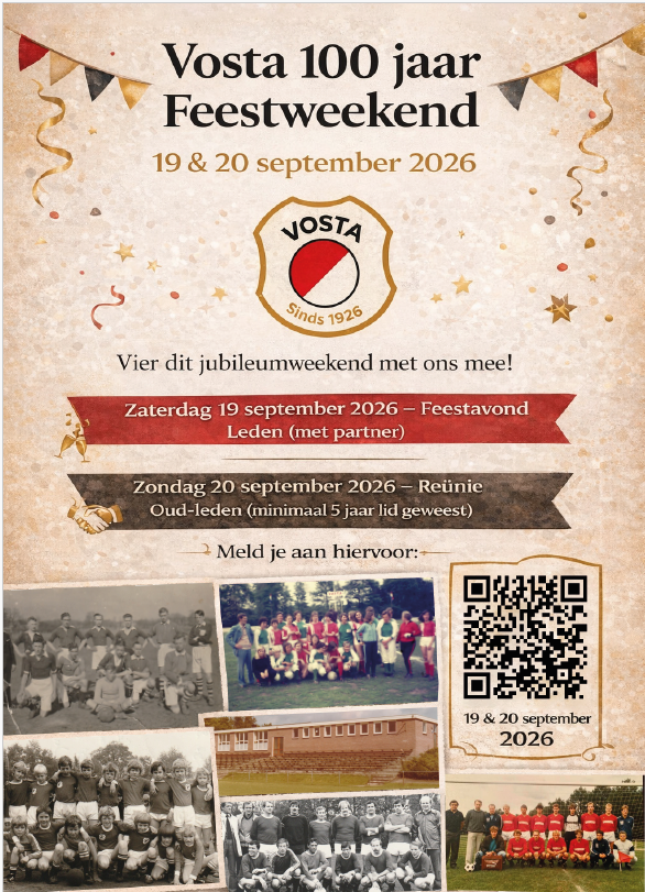 Vosta 100 jaar Feestweekend